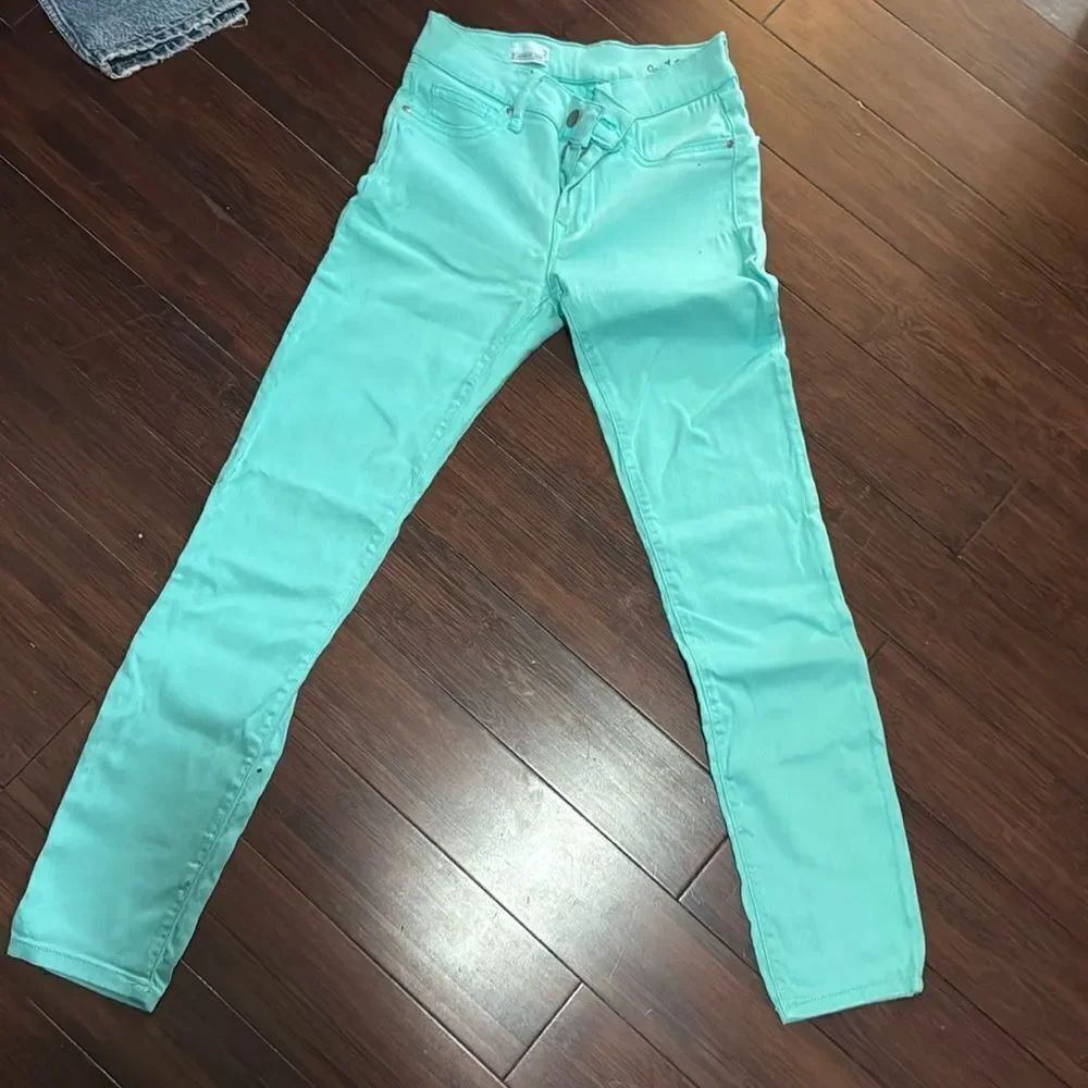 GAP Teal Jeans - Ankle Cut - 1969 Legging Jean - Never Worn Size 2